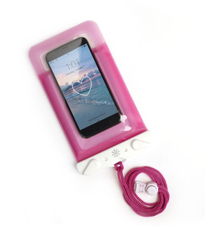 Tech Candy Dry Spell Water Defender Bag (Phone): Pink at ooh la la! in Grapevine TX 76051
