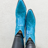 Super Bling Short Zipper Boots - Multiple Colors