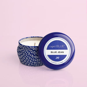 Capri Blue Signature Blue Mini Tin, 3oz - Blue Jean