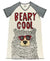 Lazy One V-neck Nightshirt -  Beary Cool