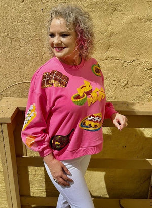 Queen of Sparkles Mexican Food Sweatshirt at ooh la la! in Grapevine TX 76051