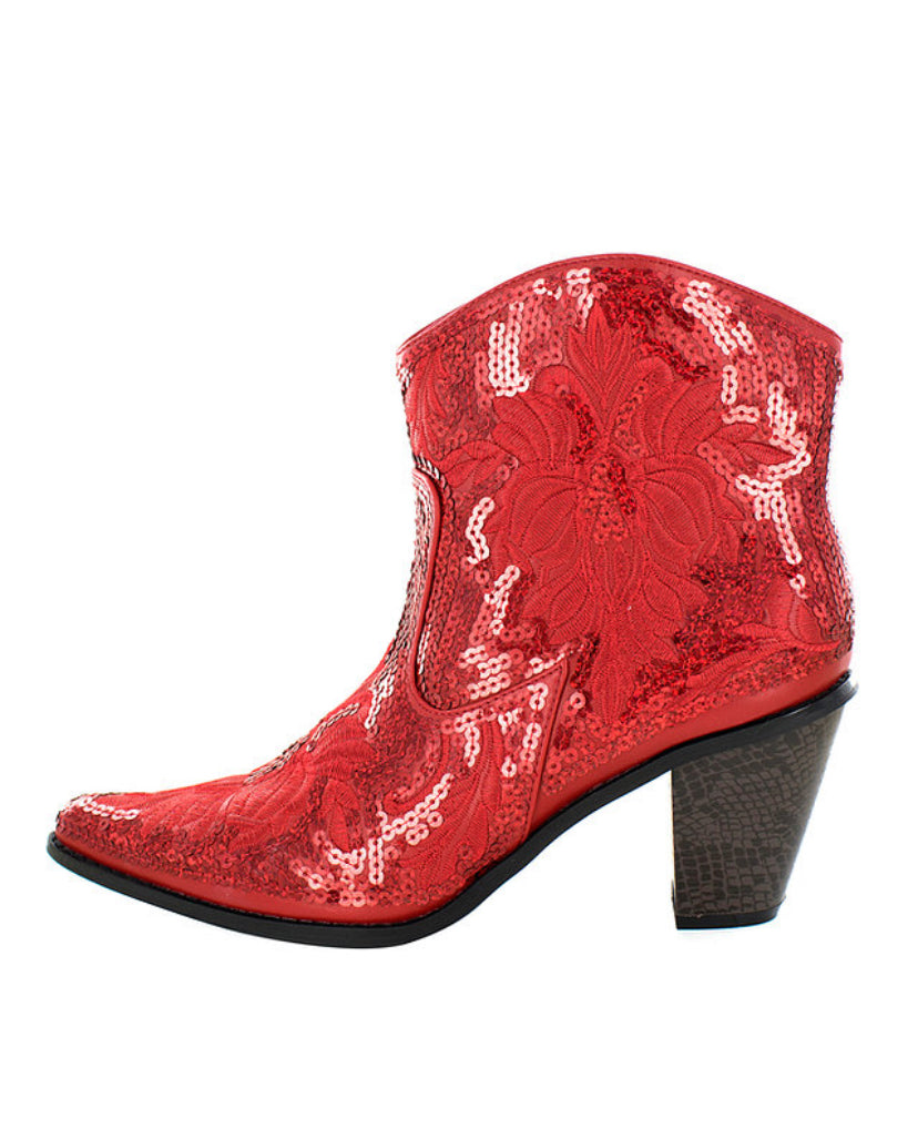 Super Bling Short Zipper Boots - Multiple Colors